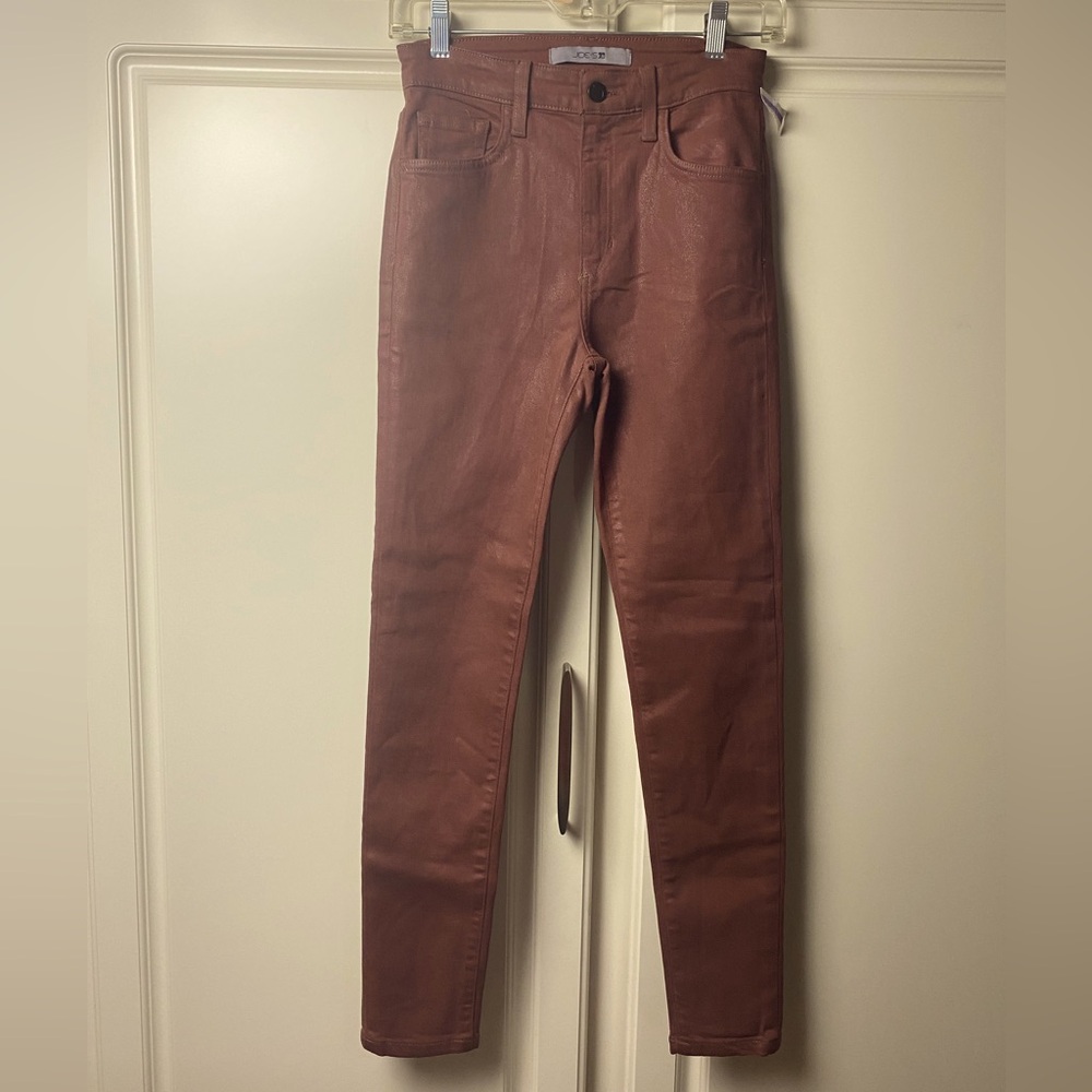 Joe’s jeans, saddleback, size 25, high-rise, skinny coated ankle,New W/O tags